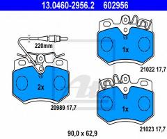 Ate 13.0460-2956 klocki hamulcowe peugeot 205,309 z czuj., peugeot 205 i (741a/c)