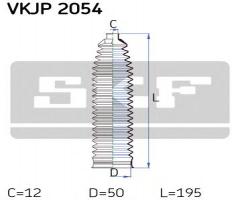 Skf vkjp 2054 osłona przekładni kierowniczej opel, vauxhall, opel corsa c (f08, f68)