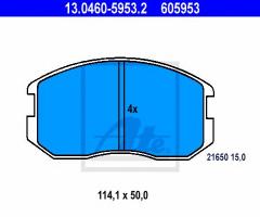 Ate 13.0460-5953 klocki hamulcowe mitsubishi colt, lancer 90-96, mitsubishi colt iii (c5_a)