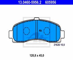 Ate 13.0460-5956 klocki hamulcowe nissan micra k11e 92-02, nissan micra ii (k11)