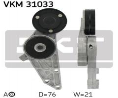 Skf vkm 31033 rolka napinająca audi, audi a4 (8d2, b5), skoda superb (3u4), vw passat (3b2)