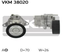 Skf vkm 38020 napinacz paska db, jeep grand cherokee ii (wj, wg), mercedes-benz klasa c (w202)
