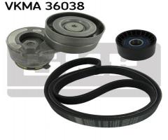 Skf vkma 36038 zestaw paska klinowego opel, mitsubishi carisma (da_), nissan primastar autobus (x83)