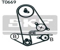 Skf vkmc 93600 zestaw rozrządu (z paskiem) + pompa wody honda, honda prelude iv (bb)