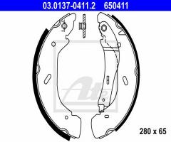 Ate 03.0137-0411 szczęki hamulcowe ford transit 00-06