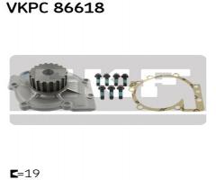 Skf vkpc 86618 pompa wody ford, renault, volvo, ford kuga i, renault laguna i (b56_, 556_)