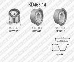 Snr kd453.14 zestaw rozrządu  opel, opel astra g hatchback (f48_, f08_)