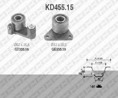 Snr kd455.15 zestaw rozrządu  renault volvo, renault laguna i (b56_, 556_), volvo 850 (ls)