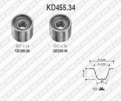 Snr kd455.34 zestaw rozrządu  renault, citroËn jumper nadwozie pełne (230l)
