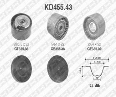 Snr kd455.43 zestaw rozrządu  renault, renault clio ii (bb0/1/2_, cb0/1/2_)