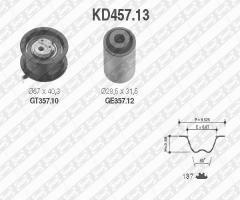 Snr kd457.13 zestaw rozrządu  vw audi, audi 80 (8c, b4), seat cordoba (6k1, 6k2)