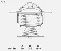 Stahlter 56186.88 termostat polonez caro plus, atu, fso polonez i