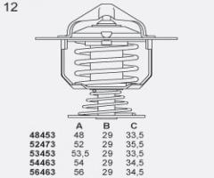 Stahlter 56463.82 termostat toyota, lexus gs (jzs147)