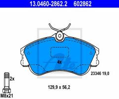 Ate 13.0460-2862 klocki hamulcowe citroen xsara picasso 00-, citroËn xsara picasso (n68)