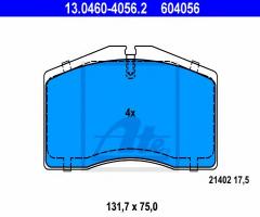 Ate 13.0460-4056 klocki hamulcowe porsche 911 95-97, porsche 928