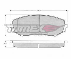 Tomex 1492 klocki hamulc. suzuki grand vitara  05-, suzuki grand vitara ii (jt)