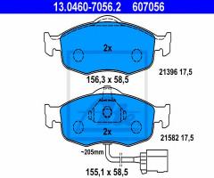 Ate 13.0460-7056 klocki hamulcowe ford mondeo 93-00 z czuj., ford mondeo i (gbp)