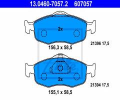 Ate 13.0460-7057 klocki hamulcowe ford mondeo 93-00, ford scorpio i (gae, gge)