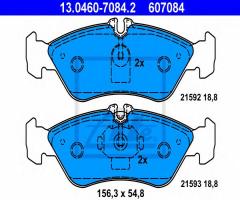 Ate 13.0460-7084 klocki hamulcowe mercedes sprinter bm903 96- tył