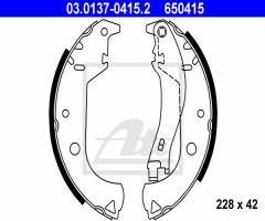 Ate 03.0137-0415 szczęki hamulcowe fiat doblo 01-, fiat doblo (119)