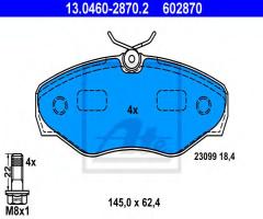 Ate 13.0460-2870 klocki hamulcowe renault trafic 01-, nissan primastar autobus (x83)