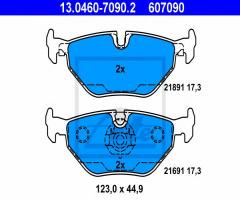 Ate 13.0460-7090 klocki hamulcowe bmw 5 e39 95- tył, bmw 5 (e39)