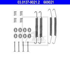 Ate 03.0137-9021 sprężynki do szczęk ham. fiat lancia, autobianchi a 112, fiat 127, fso 126p