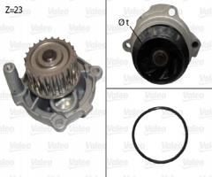 Valeo 506790 pompa wody audi, audi a4 (8d2, b5), seat toledo ii (1m2), skoda octavia combi (1z5)