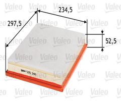 Valeo 585246 filtr powietrza saab 9-3 1,9tid8/04-, cadillac bls, saab 9-3 kabriolet (ys3f)