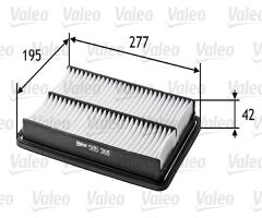 Valeo 585388 filtr powietrza huyndai, kia, hyundai santa fÉ ii (cm), kia sorento ii (xm)