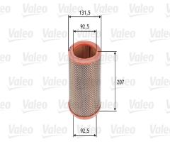 Valeo 585629 filtr powietrza renault laguna 1.9dci/dti 97-, mercedes-benz /8 (w114)