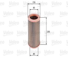 Valeo 585630 filtr powietrza renault 19,21 1.7, alpine a110, renault super 5 (b/c40_)