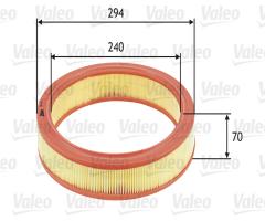 Valeo 585633 filtr powietrza fiat punto 1.2 8v 98-, fiat punto (188), lancia y (840a)