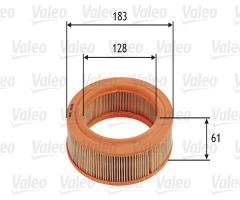 Valeo 585656 filtr powietrza ford fiesta 1.0/1.1 -83, ford fiesta i (gfbt), triumph tr 6