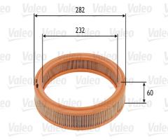 Valeo 585746 filtr powietrza mazda 323, mazda 323 iii hatchback (bf)