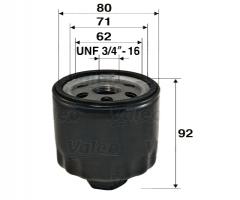 Valeo 586009 filtr oleju vw 1.0-1.6 90-, audi a2 (8z0), seat ibiza ii (6k1), skoda felicia i (6u1)