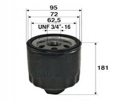 Valeo 586056 filtr oleju vw 2.4d, volvo 760 (704, 764)