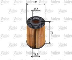 Valeo 586523 filtr oleju nissan, nissan pick up (d22)