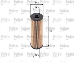 Valeo 586529 filtr oleju, nissan x-trail (t31), opel vivaro combi (j7)