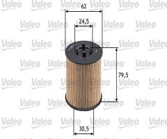 Valeo 586539 filtr oleju opel, cadillac cts, opel omega b (25_, 26_, 27_), saab 9-3 (ys3f)