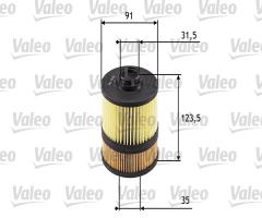 Valeo 586549 filtr oleju opel renault, opel signum, renault vel satis (bj0_), saab 9-5 (ys3e)