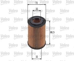 Valeo 586551 filtr oleju bmw 116i, 118i, 120i (e87) 9/04-, bmw 3 (e91) touring 