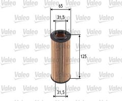 Valeo 586552 filtr oleju skoda audi seat vw 2,0fsi 5/03, audi a3 sportback (8pa), seat altea (5p1)