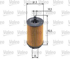 Valeo 586563 filtr oleju opel vectra, alfa romeo 159 (939), cadillac bls