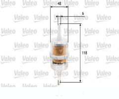 Valeo 587005 filtr paliwa, alfa romeo 33 (905), citroËn dyane, fiat 500, ford fiesta i (gfbt)