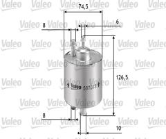 Valeo 587019 filtr paliwa db a140-a190 97-, mercedes-benz klasa v (638/2)