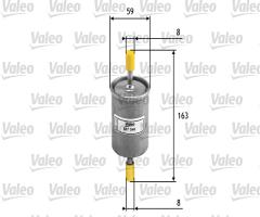 Valeo 587046 filtr paliwa alfa romeo, alfa romeo 156 (932)