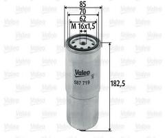 Valeo 587719 filtr paliwa, bmw 3 (e36), land rover freelander (ln), mg mg zt, rover 75 (rj)