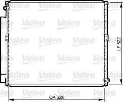 Valeo 814203 chłodnica klimatyzacji z osuszaczem toyota, toyota land cruiser 90 (_j9_)