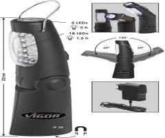 Vigor v2316 lampa warsztatowa składana led
